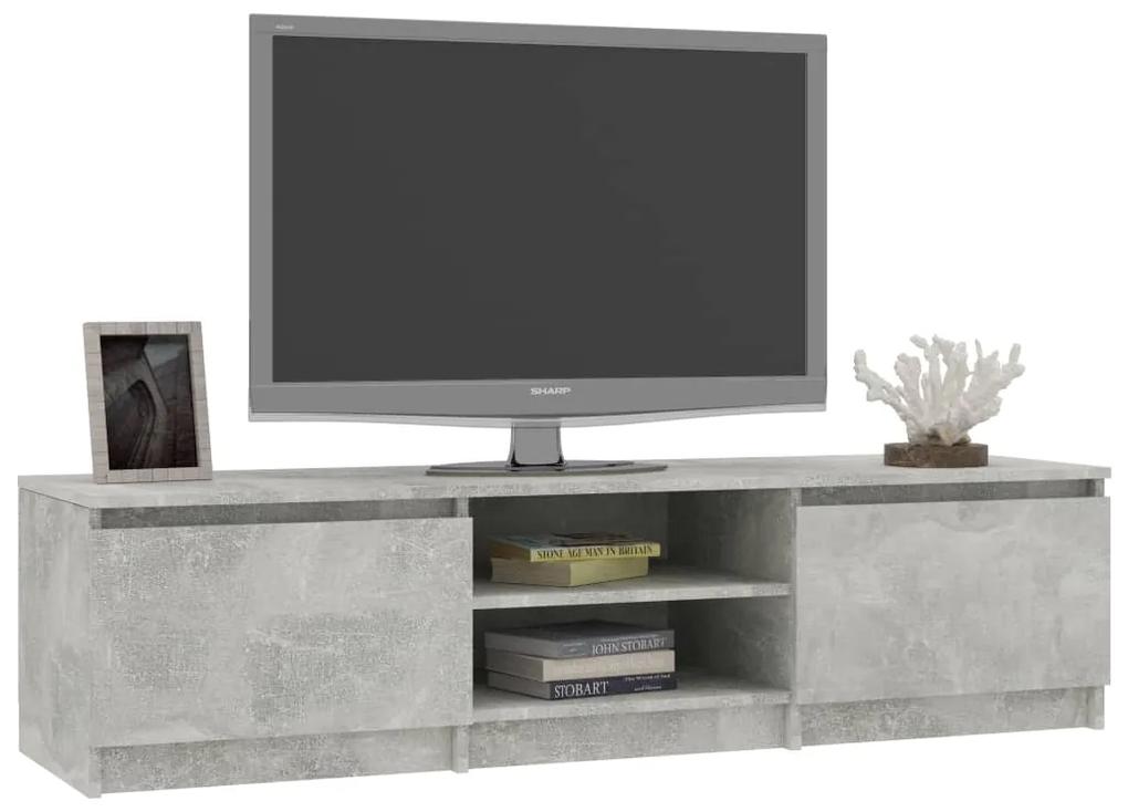 Móvel de TV Infinity de 140cm - Cinzento Cimento - Design Moderno