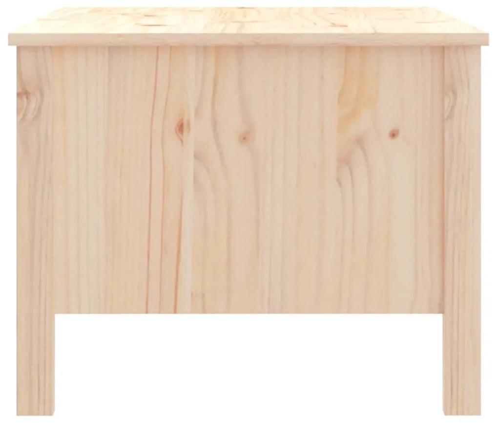 Mesa de centro 100x50x40 cm madeira de pinho maciça