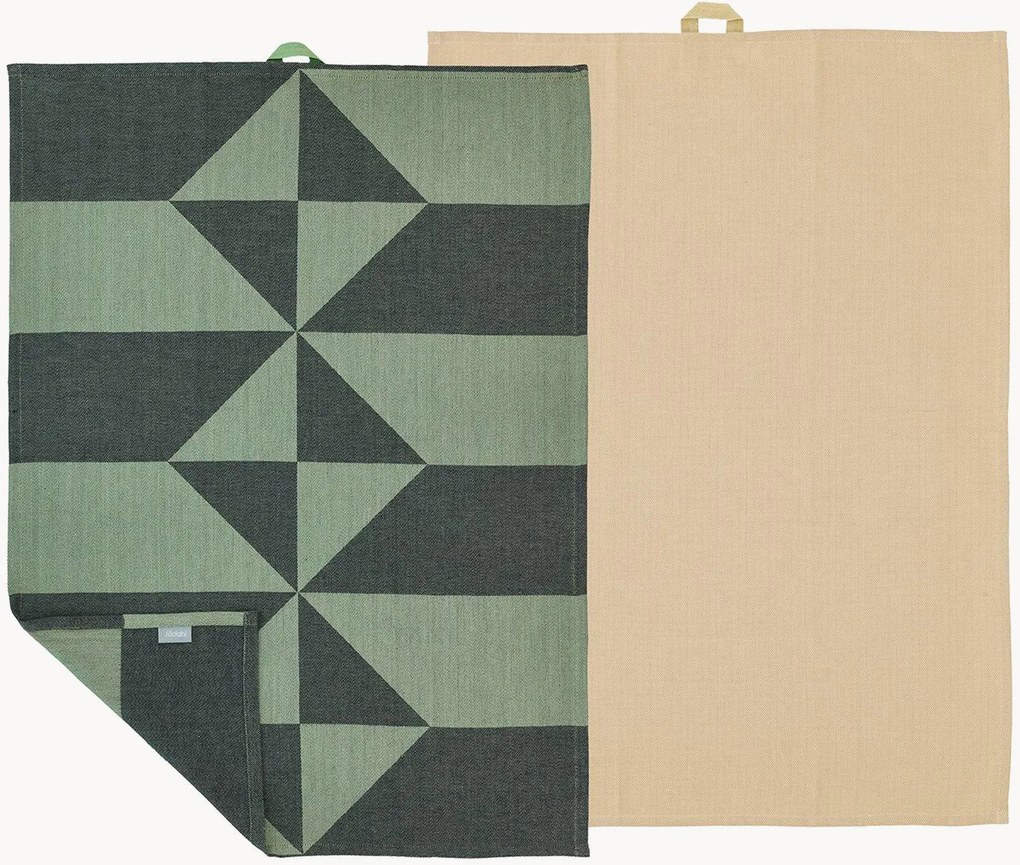 Panos em algodão Twist, conjunto de 2