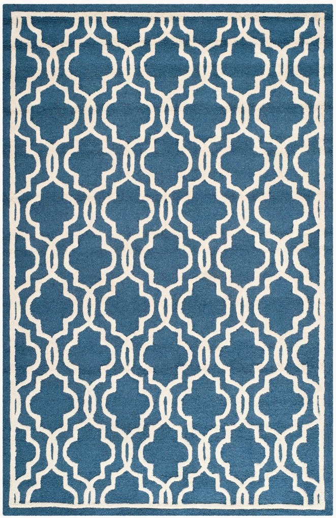 Tapete em lã tufado à mão Elle Trellis