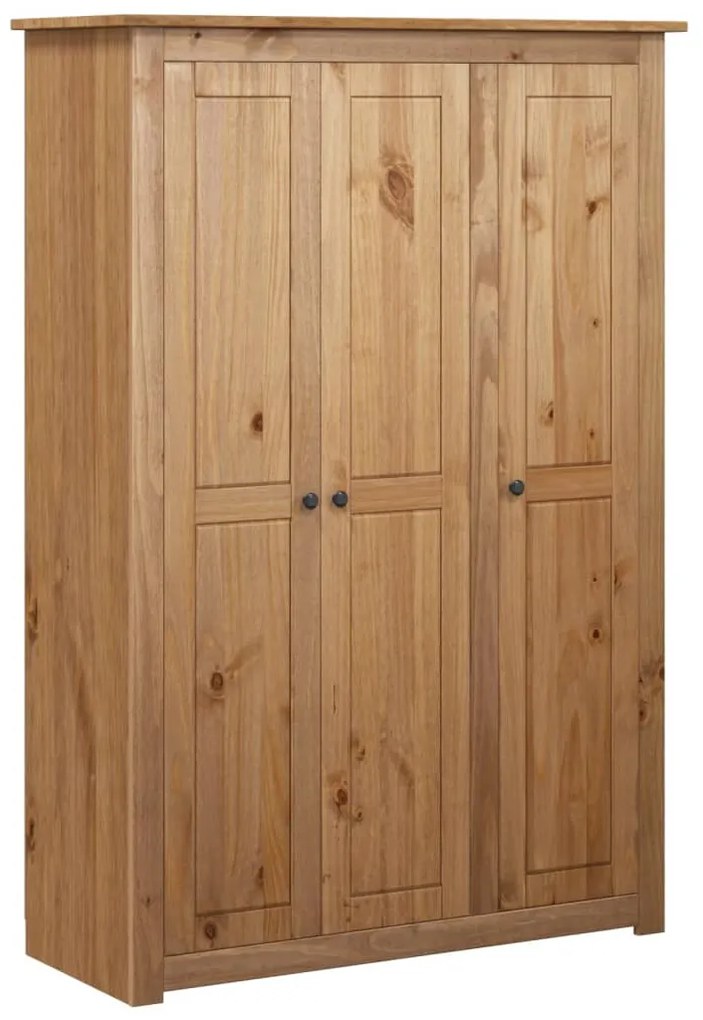 Roupeiro com 3 portas 118x50x171,5 cm pinho Panamá