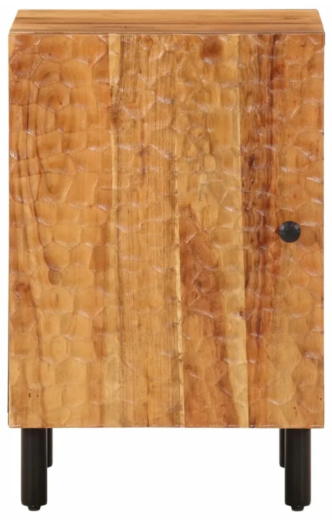 Armário de casa de banho 38x33x58 cm madeira de acácia maciça
