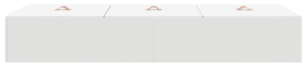 Estrado de cama com arrumação vidaXL Branco 75x190 cm
