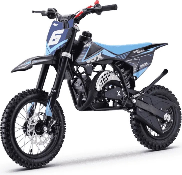 Moto Cross Gasolina para crianças BNO Motors Cross TRX 60 cc Azul