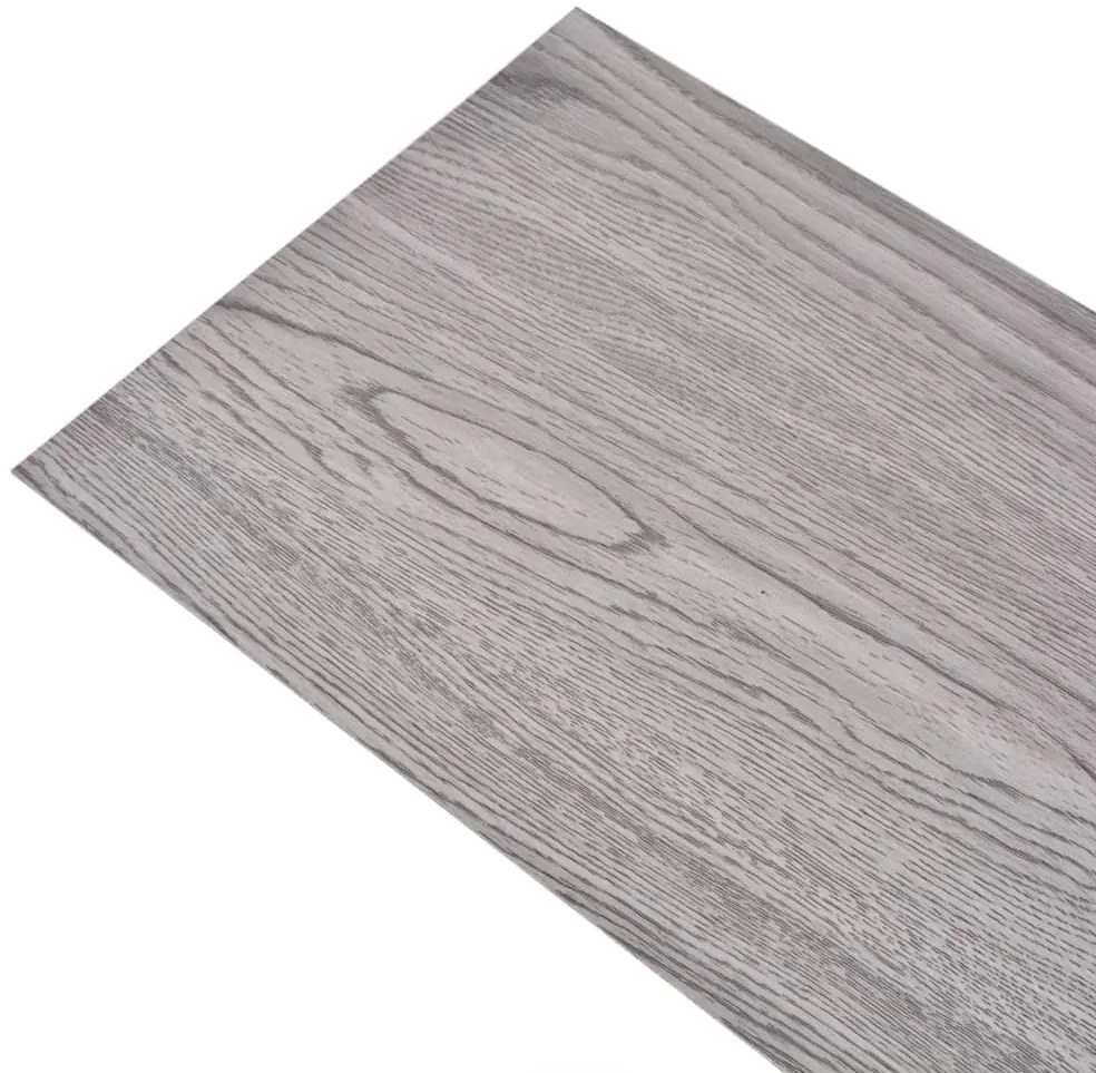 Tábuas soalho PVC não-autoadesivo 5,26 m² 2 mm cinzento-escuro