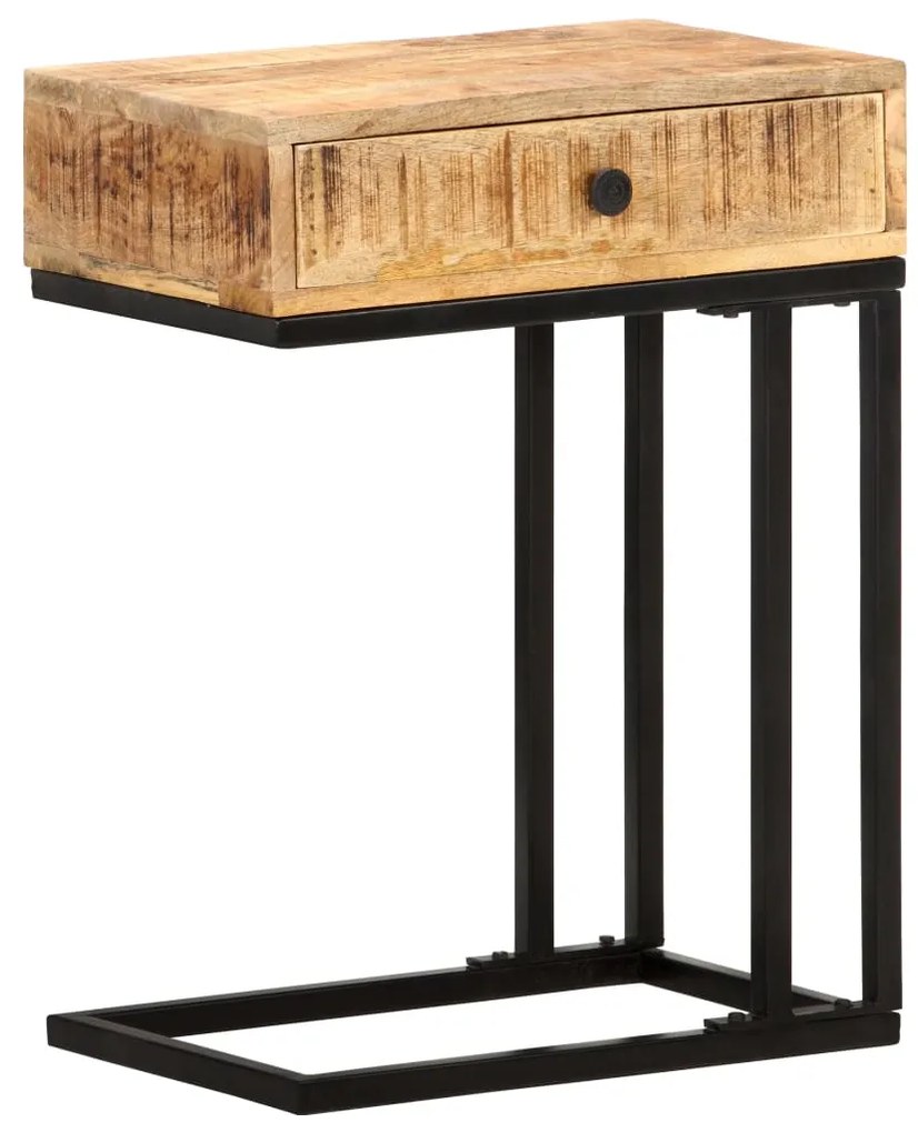 Mesa de apoio formato em U 45x30x61 cm mangueira maciça