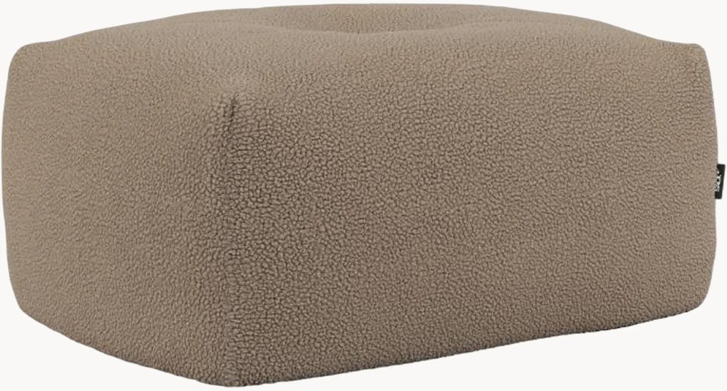 Pufe em teddy-bouclé Soft