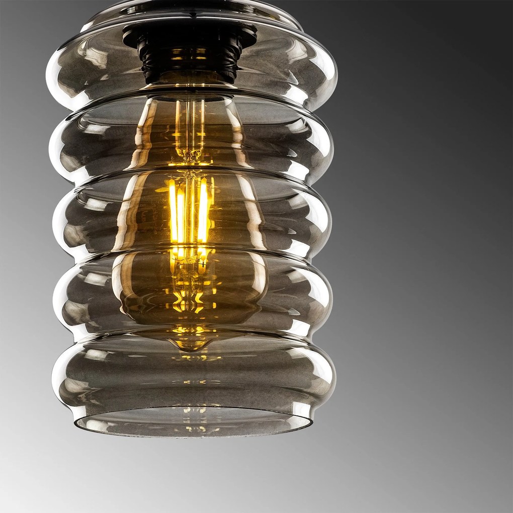 Candeeiro Chandelier Smoked – Fume – 12 x 12 cm