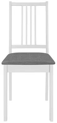 Conjunto de 2 Cadeiras Creta - Branco e Cinzento - Design Rústico