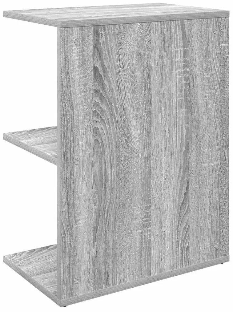 Mesas cabeceira 2pcs 46,5x29x61 cm deriv. madeira cinza sonoma