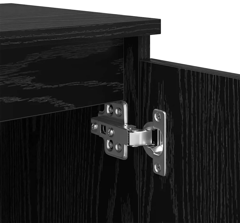 Mesa de cabeceira Carvalho Preto Carvalho preto Madeira feita