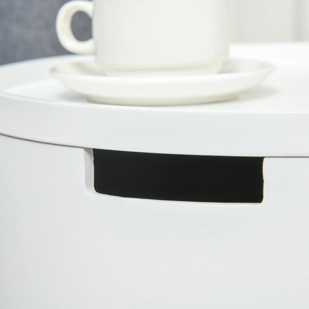 Mesa de Apoio Tamp – Branco – Design Nórdico