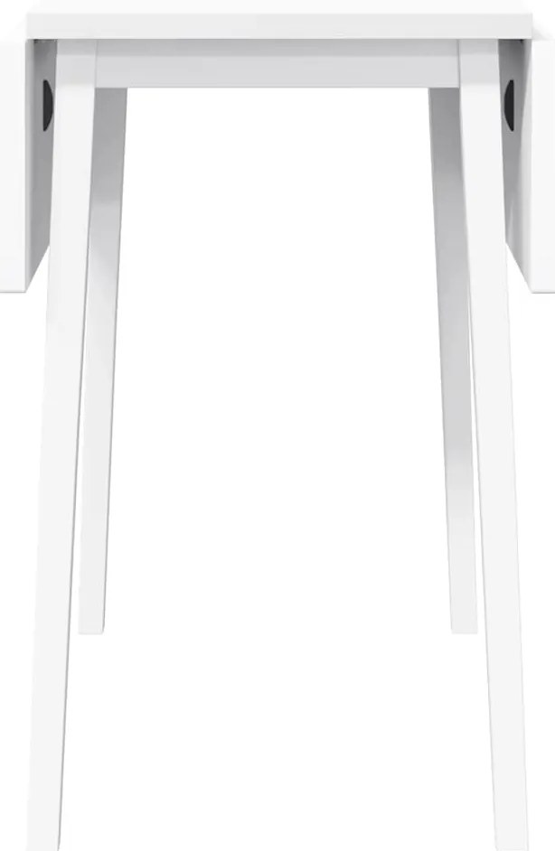 Mesa de jantar madeira seringueira maciça branco
