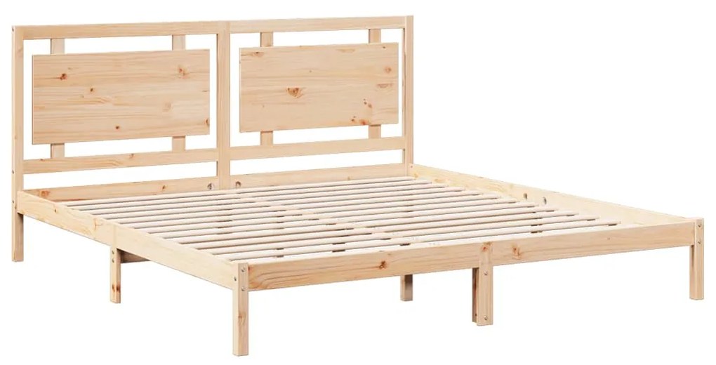 Cama extra longa sem colchão 180x220 cm madeira maciça