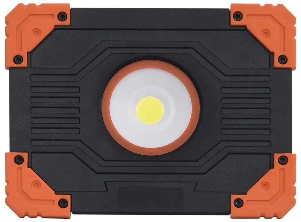 Holofote portátil c/ iluminação LED 10 W ABS branco frio