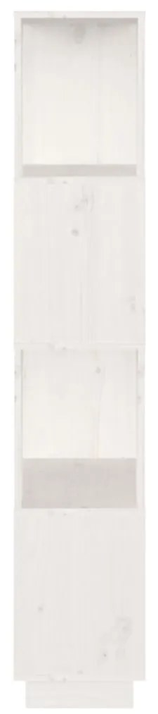 Estante/divisória 51x25x132 cm pinho maciço branco