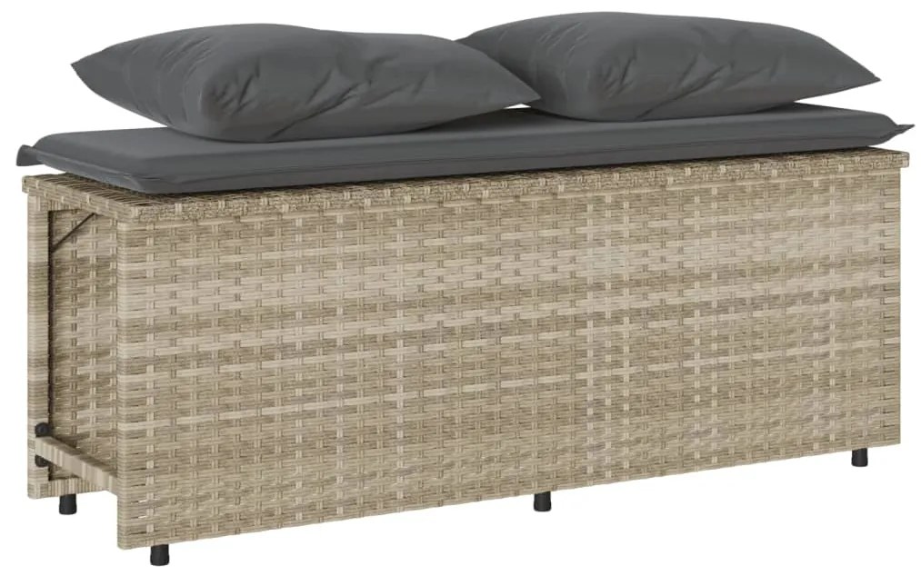 3 pcs conjunto de jantar p/ jardim c/ almofadões cinzento claro