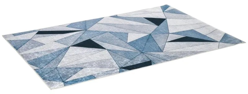 Tapete Geo Azul - 230x160cm - Design Moderno