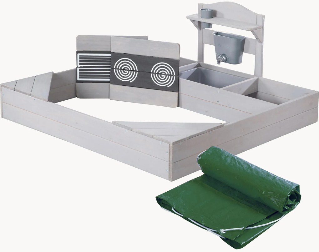 Caixa de areia com acessórios Roba