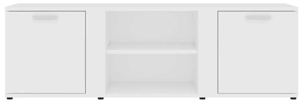 Móvel de TV Lokise de 120 cm - Branco - Design Nórdico