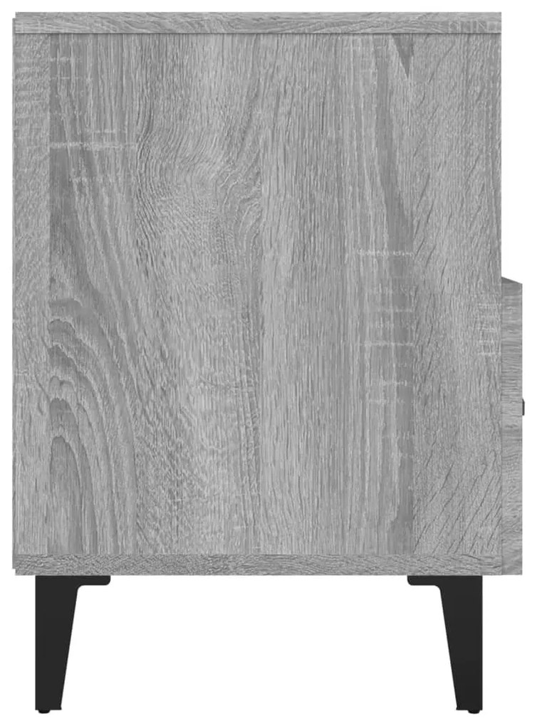 Móvel de TV 80x36x50 cm derivados de madeira cinzento sonoma