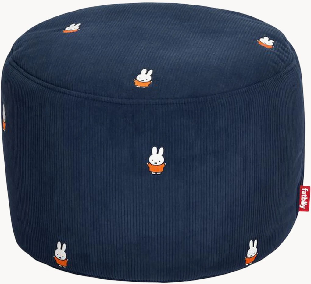 Pufe para crianças em bombazina Miffy