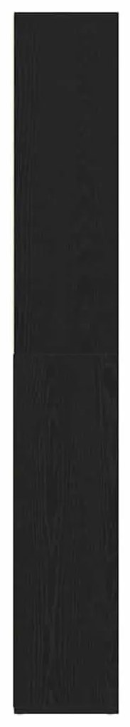 Estante/Divisória de Sala vidaXL Preto Carvalho 155x24x160cm Madeira E