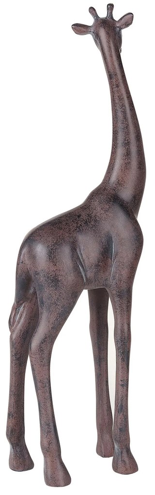 Figura decorativa castanha 55 cm MANBU Beliani