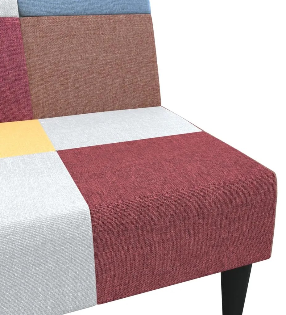 Sofá-cama de 2 lugares tecido