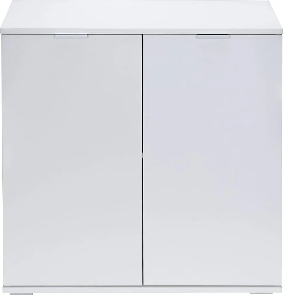 Aparador Alba com a prateleira ajustável em altura 71 x 74 x 35 cm Branco