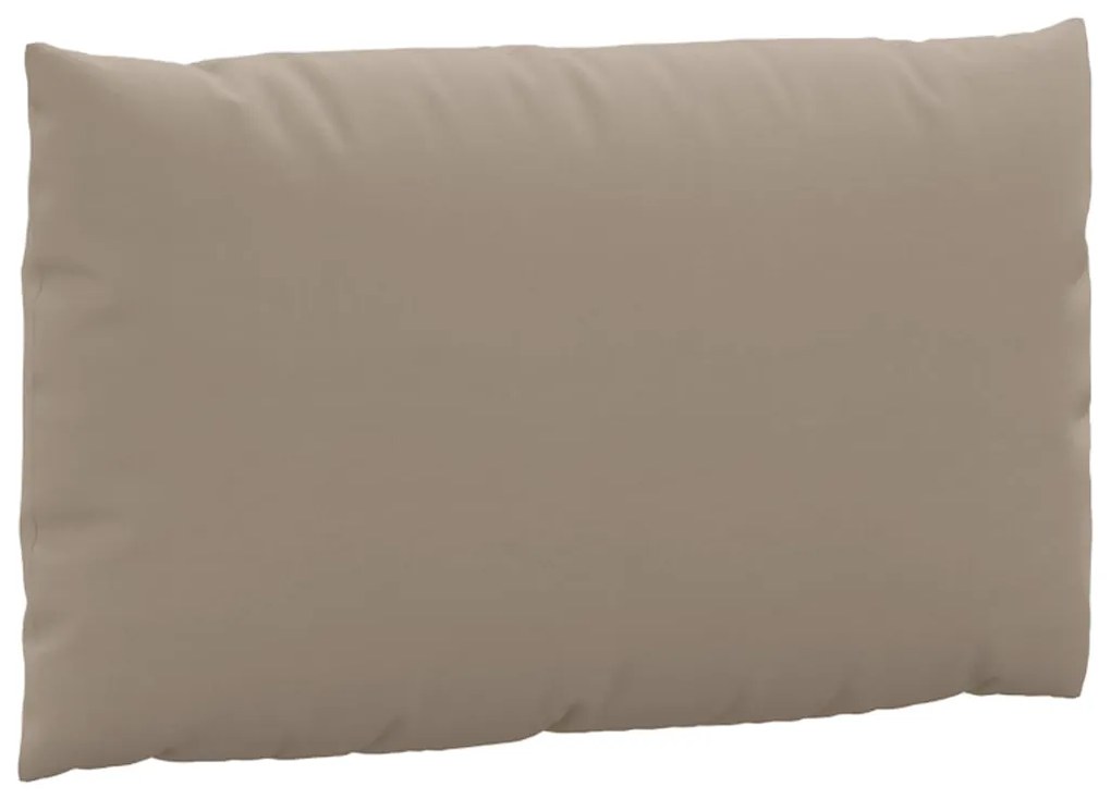 Almofadões de paletes 3 pcs tecido oxford cinza-acastanhado
