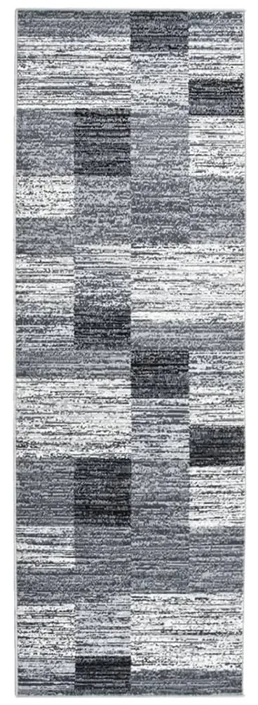vidaXL Passadeira 100x300 cm polipropileno cinzento