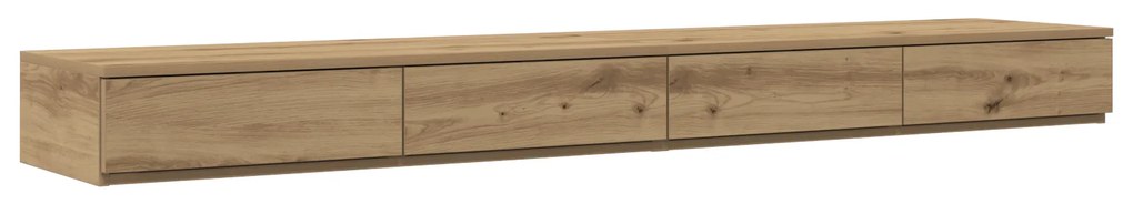 Cama Armazenamento Carvalho Artisan 180x200 cm