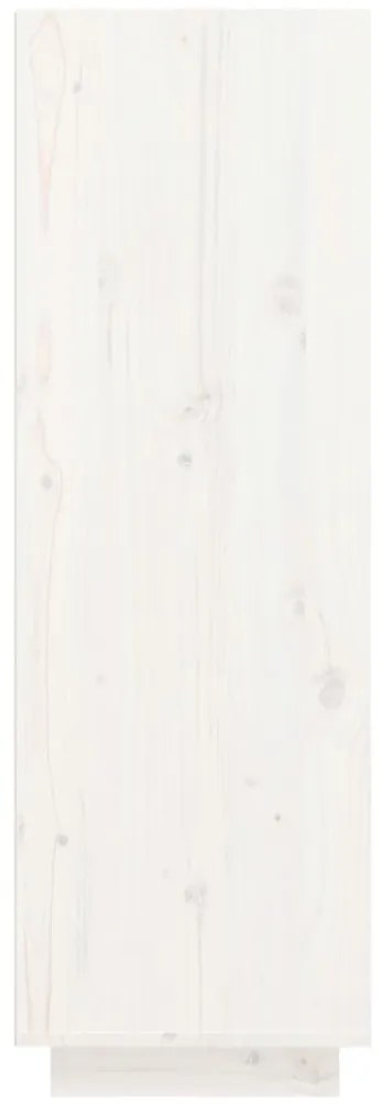 Sapateira 30x34x105 cm pinho maciço branco