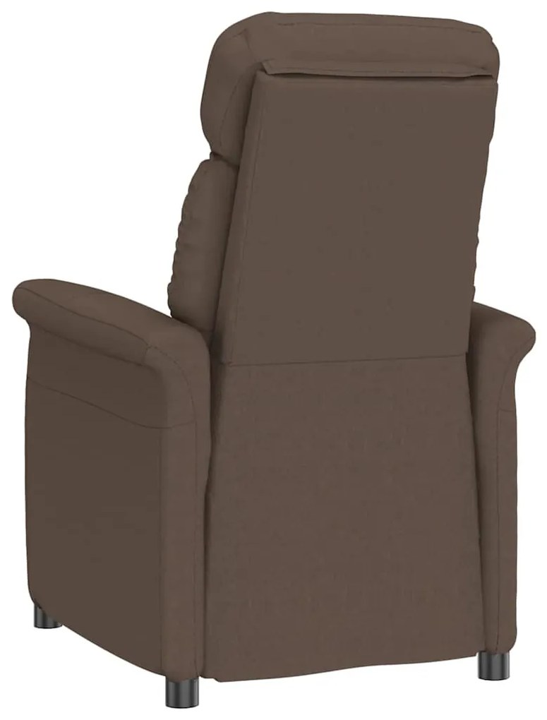 Poltrona reclinável vidaXL Castanha