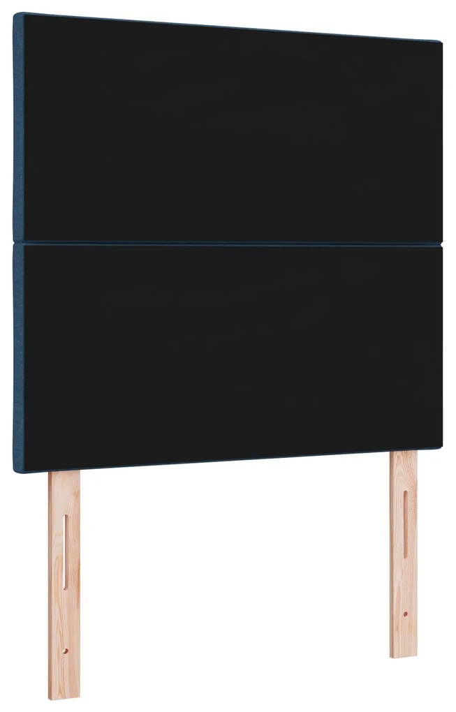Cabeceira vidaXL Design de Losangos Azul 100 cm Tecido, Cabeceira vida