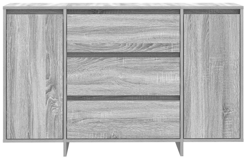 Sideboard Cinza Sonoma 120x41x75 cm Madeira de engenharia