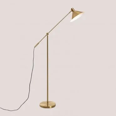 Candeeiro De Pé Em Ferro Francis Dourado - Sklum