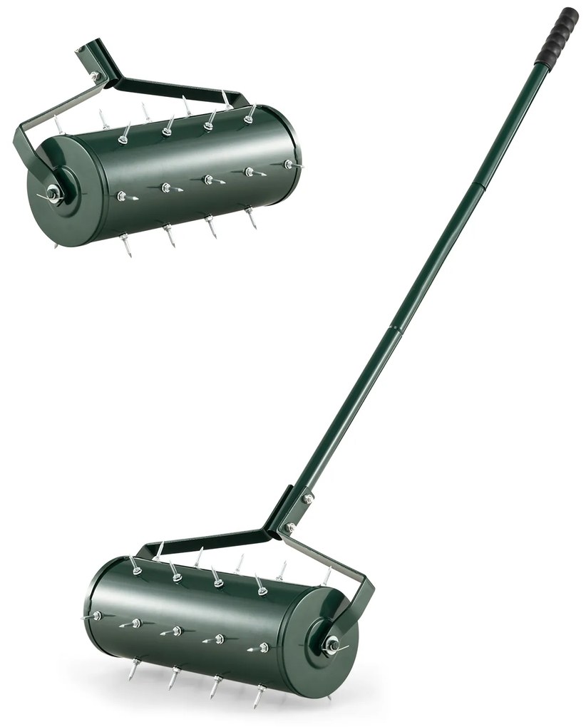 Aerador de gramado manual de 18/21 polegadas com alça removível - 21 polegadas