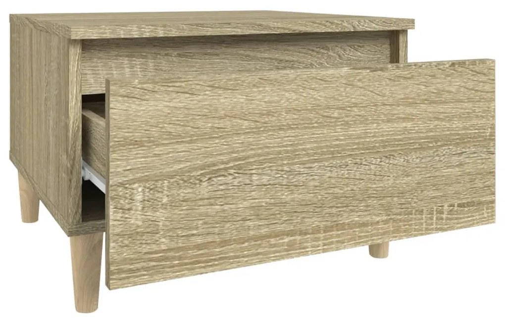 Mesa de apoio 50x46x35 cm derivados de madeira carvalho sonoma