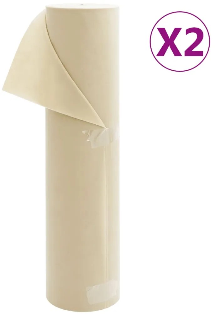 vidaXL Cobertura para plantas 2 rolos 70 g/m² 50x1,6 m