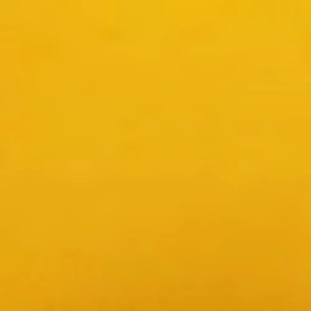 Cadeira de descanso com banco p/ pés veludo amarelo mostarda