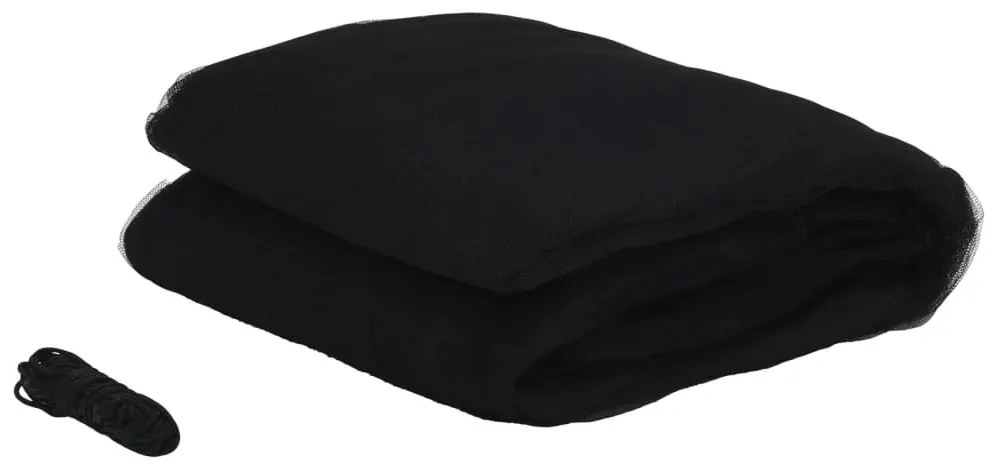 Rede mosquiteira para guarda-sol malha 220 Φ300x230 cm preto