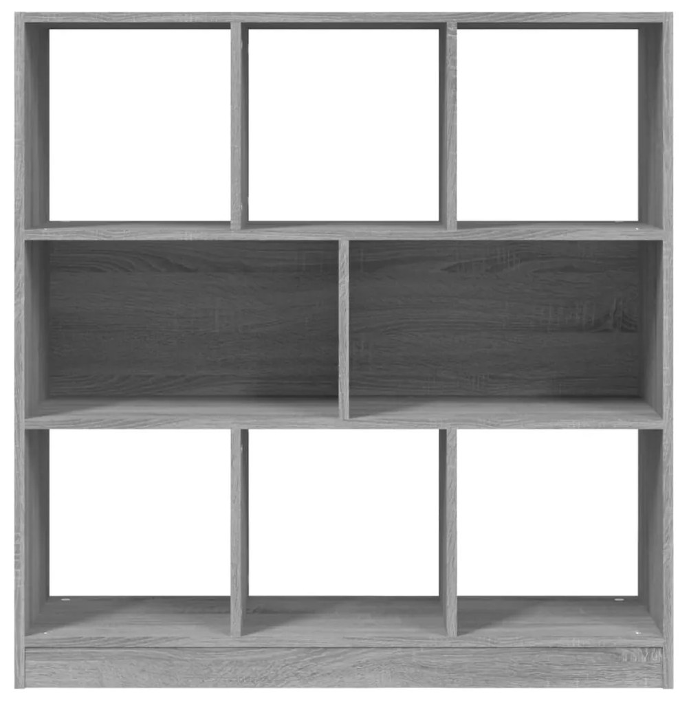 Estante 97,5x29,5x100 cm derivados de madeira cinzento sonoma