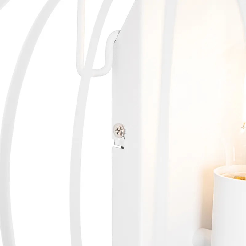 Candeeiro de parede design branco 39 cm - Johanna