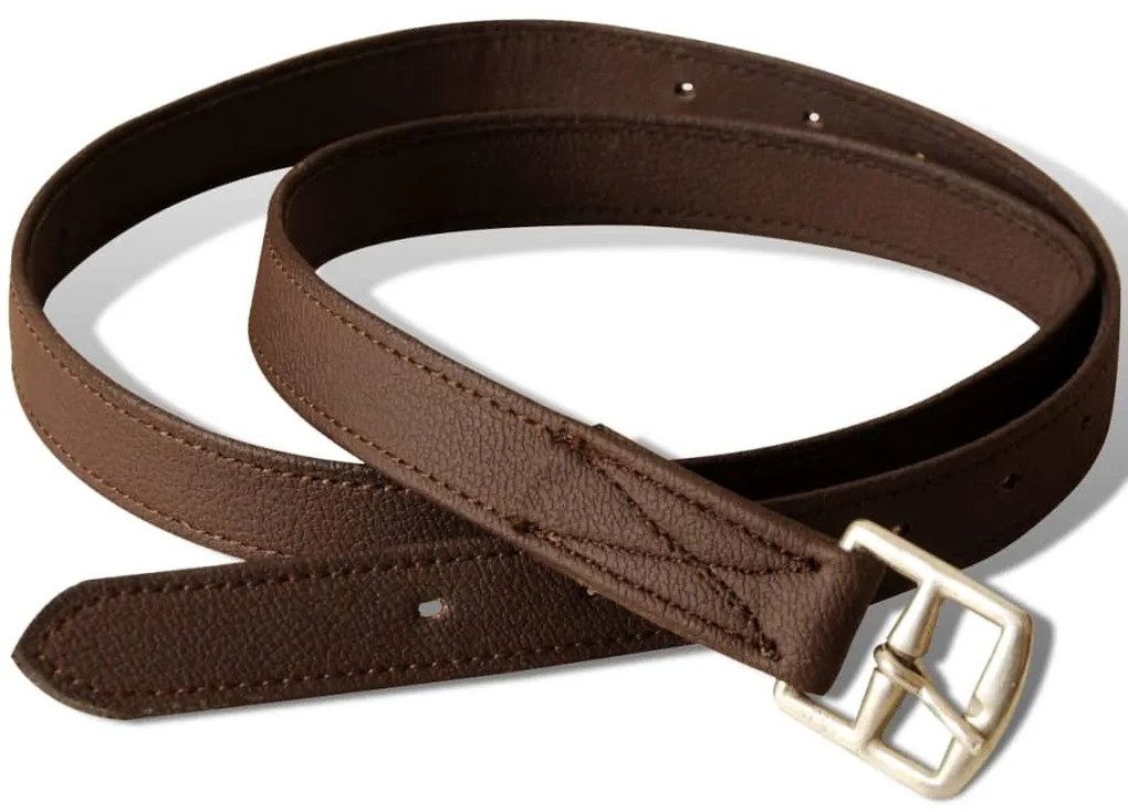 Sela para equitação 17,5", couro natural 18 cm 5-in-1 / Marrom