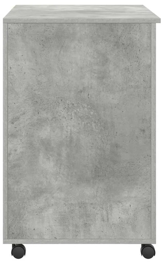 Secretária Concreta Cinza Cinza concreto Aglomerado de partículas