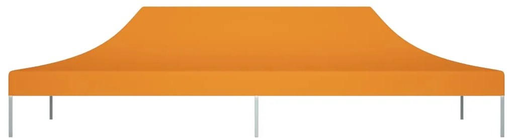 Teto para tenda de festas 6x3 m 270 g/m² laranja