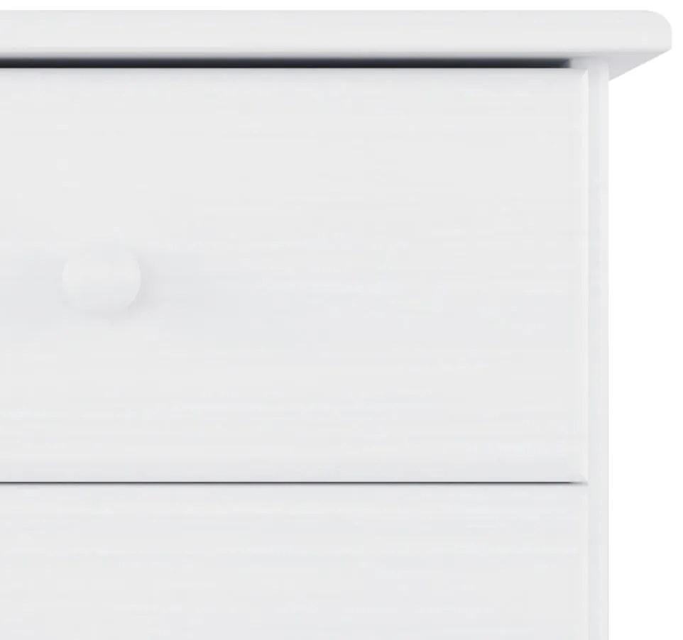 Cómoda ALTA 77x35x73 cm madeira de pinho maciça branco