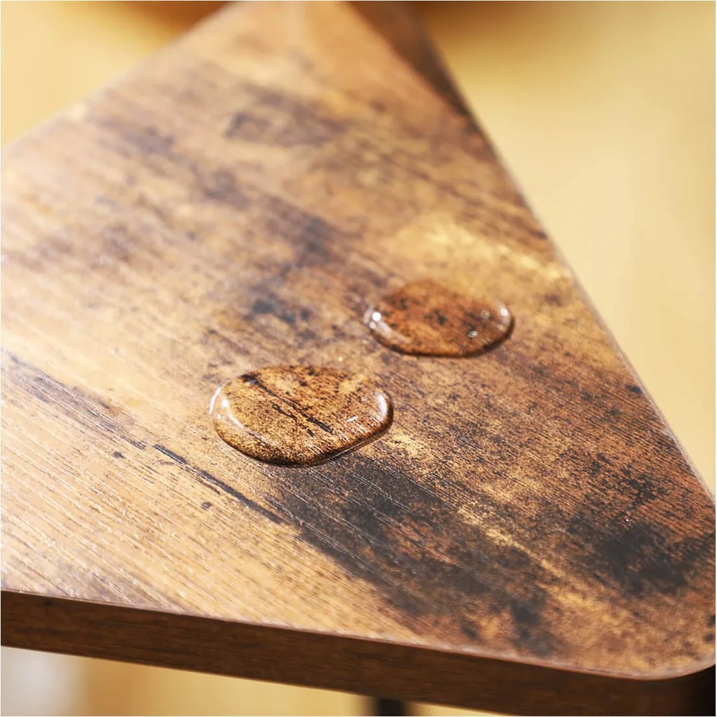 Cabide Bengaleiro de design industrial 49 x 179 x 49 cm Castanho Vintage-preto